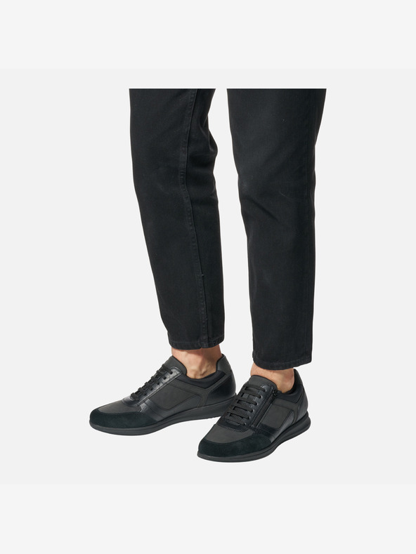 Geox Černé pánské tenisky Geox Avery