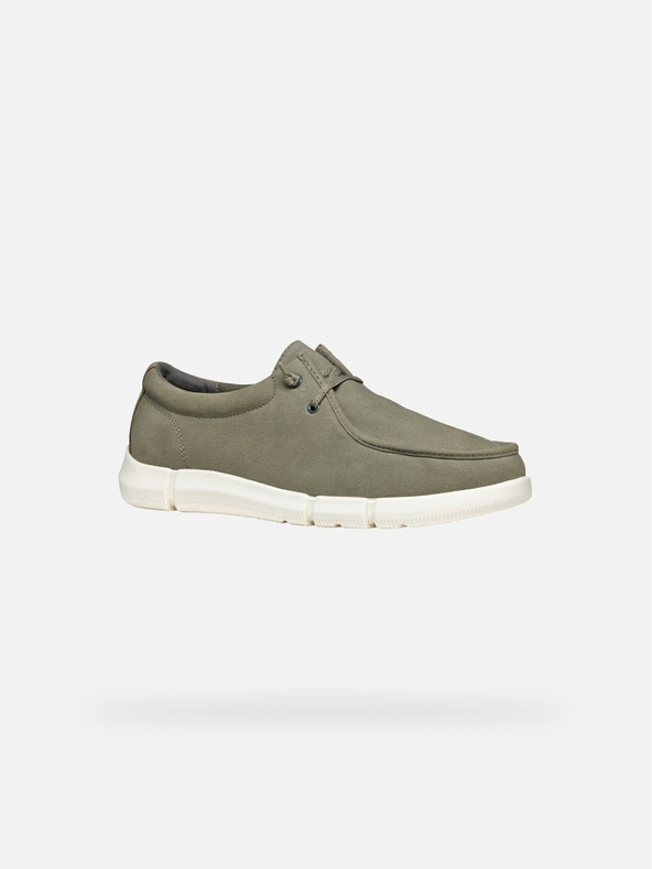 Geox Světle šedé pánské mokasíny Geox Adacter