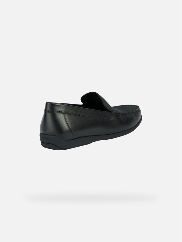 Geox Černé pánské mokasíny Geox Ascanio