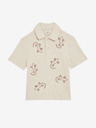 Marks & Spencer Polokošile z bohaté bavlny s vyšíváním (1–8 let) Marks & Spencer smetanová