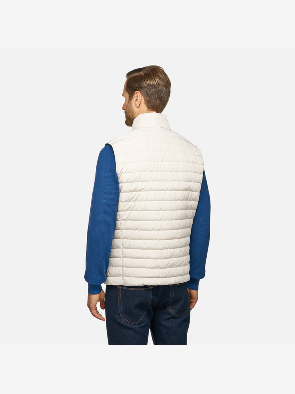 Geox Krémová pánské vesta Geox Warrens