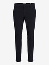 Jack & Jones Tmavě modré pánské chino kalhoty Jack & Jones PSTMARCO