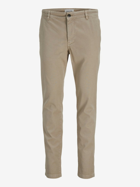 Jack & Jones Béžové pánské chino kalhoty Jack & Jones PSTMARCO