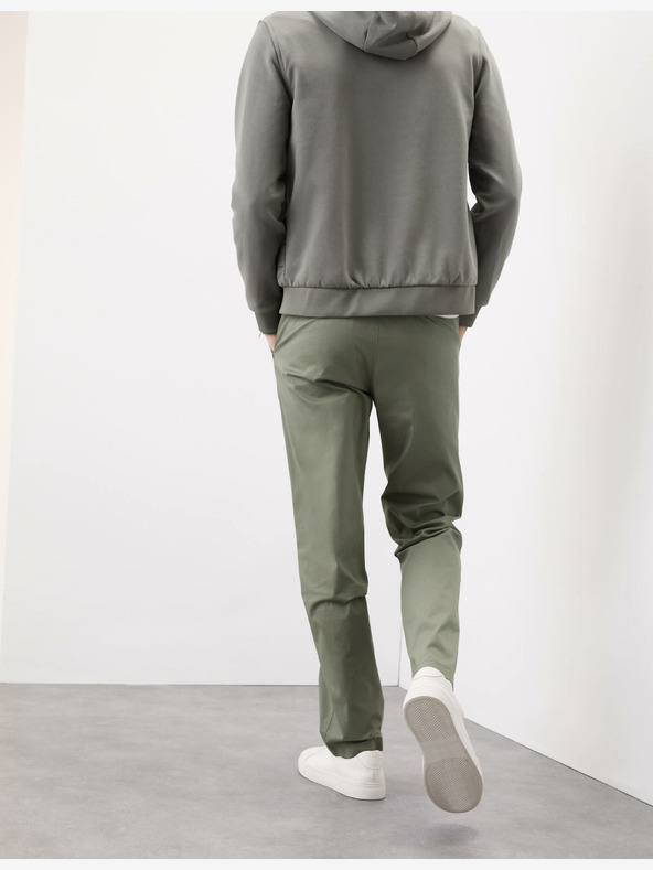 Marks & Spencer Super lehké chino kalhoty, normální střih Marks & Spencer zelená