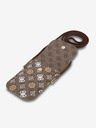 Guess Guess PU 4G Peony Multicolor Taška na Telefon Brown