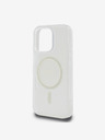 Guess Guess IML Glitter Ring MagSafe Zadní Kryt pro iPhone 16 Pro Transparent