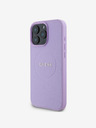 Guess Guess PU Grained Classic Logo MagSafe Zadní Kryt pro iPhone 16 Pro Max Purple