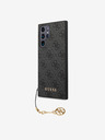 Guess 4G Charm Zadní Kryt pro Samsung Galaxy S24 Ultra Grey Obal na telefon