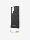 Guess 4G Charm Zadní Kryt pro Samsung Galaxy S24 Ultra Grey Obal na telefon