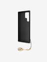 Guess 4G Charm Zadní Kryt pro Samsung Galaxy S24 Ultra Grey Obal na telefon