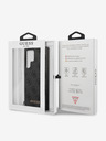 Guess 4G Charm Zadní Kryt pro Samsung Galaxy S24 Ultra Grey Obal na telefon