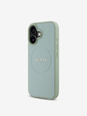 Guess Guess PU Grained Classic Logo MagSafe Zadní Kryt pro iPhone 16 Green