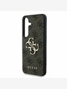 Guess Guess PU 4G Metal Logo Zadní Kryt pro Samsung Galaxy S25+ Brown