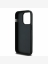 Guess Guess PU Grained 4G Metal Logo Zadní Kryt pro iPhone 14 Pro Black