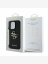 Guess Guess PU Grained 4G Metal Logo Zadní Kryt pro iPhone 14 Pro Black