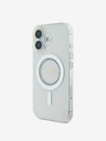 Guess Guess IML Rhinestones Ring MagSafe Zadní Kryt pro iPhone 16 White