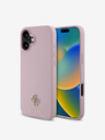 Guess Guess PU Grained 4G Small Metal Logo MagSafe Zadní Kryt pro iPhone 16 Plus Pink