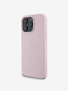 Guess Guess PU Grained Classic Logo MagSafe Zadní Kryt pro iPhone 16 Pro Max Pink