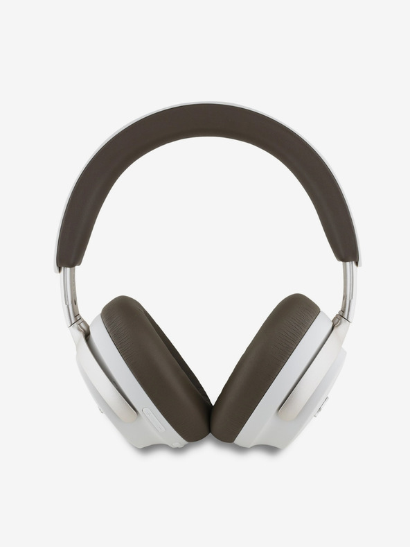 Guess Guess PU Leather Script Logo ANC/ENC Bezdrátová Sluchátka Beige