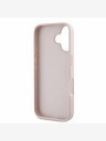 Guess Guess PU Grained 4G Metal Logo Zadní Kryt pro iPhone 16 Pink