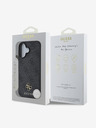 Guess Guess PU 4G Small Metal Logo MagSafe Zadní Kryt pro iPhone 16 Grey
