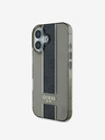 Guess Guess IML Middle 4G Stripe Zadní Kryt pro iPhone 16 Black