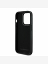Karl Lagerfeld Karl Lagerfeld 3D Rubber Glitter Logo Zadní Kryt pro iPhone 13 Pro Black