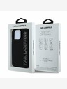 Karl Lagerfeld Karl Lagerfeld 3D Rubber Glitter Logo Zadní Kryt pro iPhone 16 Pro Max Black