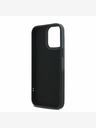 Karl Lagerfeld Karl Lagerfeld 3D Rubber Glitter Logo Zadní Kryt pro iPhone 15 Pro Black