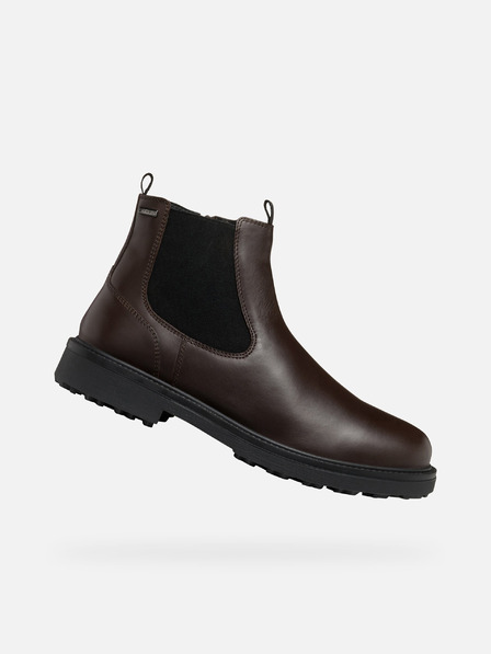 Geox Hnědá pánská kotníková obuv Geox Lagorai + Grip A