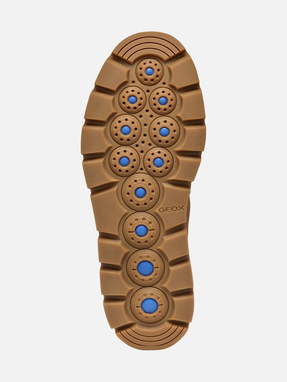 Geox Hnědá dámská kotníková obuv Geox Spherica Ec7.1 Abx