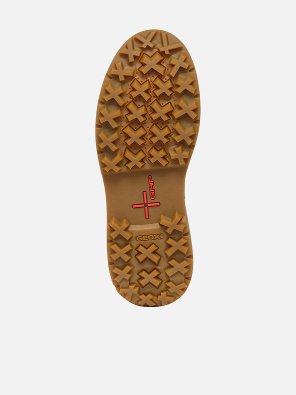 Geox Béžová dámská kotníková obuv Geox Lamidie + grip abx