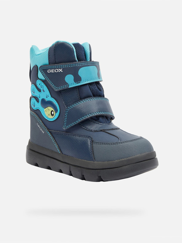 Geox Modrá chlapecká kotníková obuv Geox Willaboo AB