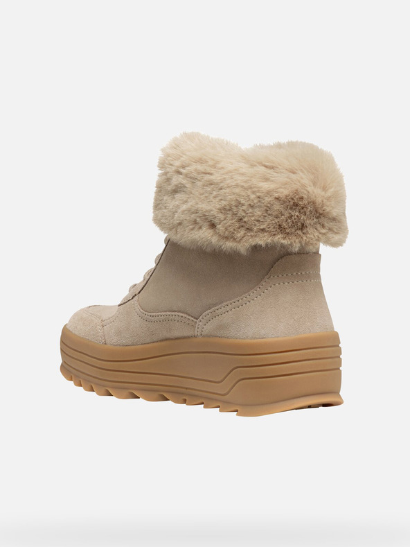 Geox Béžová dámská kotníková obuv Geox Milleiny B Abx