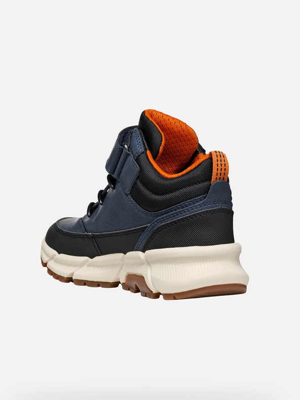 Geox Tmavě modrá chlapecká kotníková obuv Geox Flexyper Plus