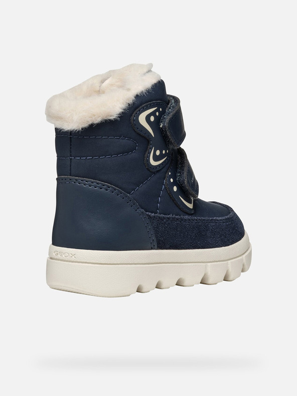 Geox Tmavě modrá dívčí zimní obuv Geox Willaboo B A