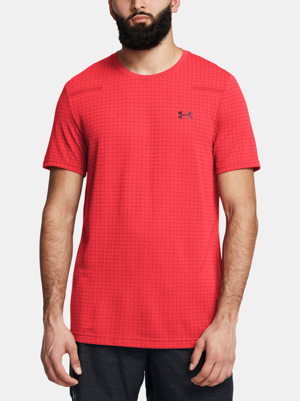 Under Armour Pánské tričko Under Armour Vanish Seamless Grid SS-RED
