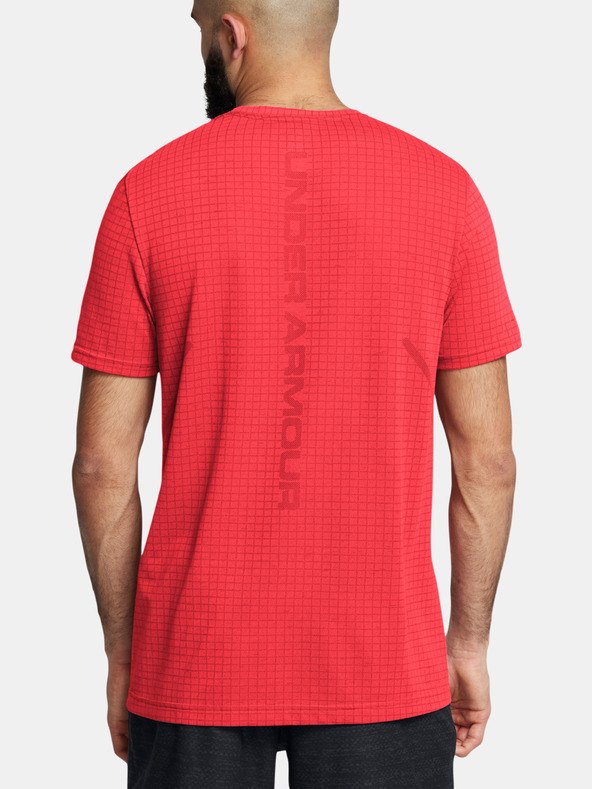 Under Armour Pánské tričko Under Armour Vanish Seamless Grid SS-RED