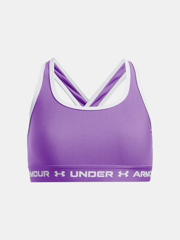 Under Armour Dívčí podprsenka Under Armour G Crossback Mid Solid-PPL