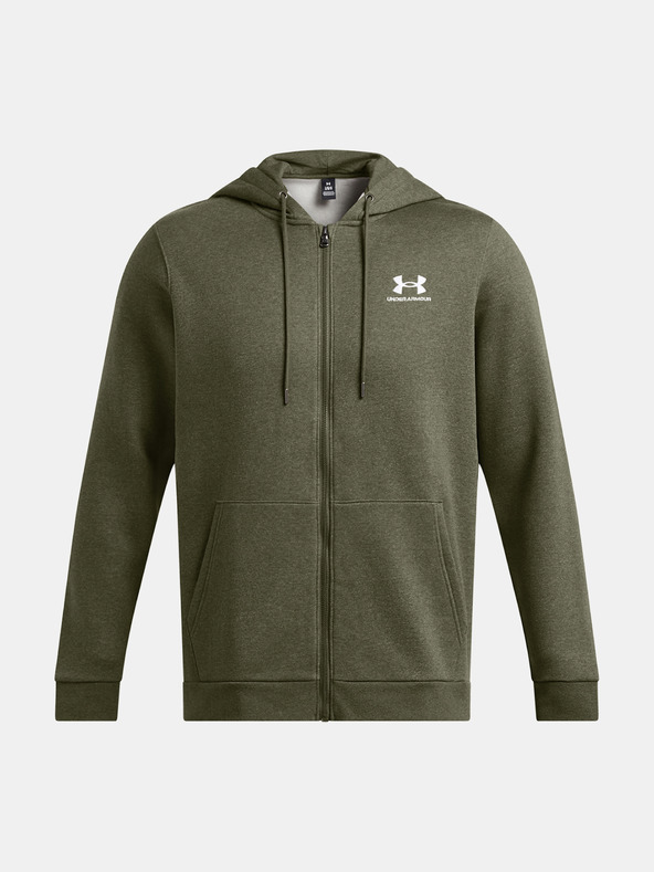 Under Armour Pánská mikina Under Armour UA Icon Fleece FZ Hood-GRN