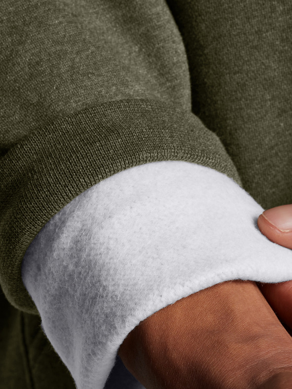 Under Armour Pánská mikina Under Armour UA Icon Fleece FZ Hood-GRN