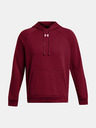 Under Armour Pánská mikina Under Armour UA Rival Fleece Hoodie-RED