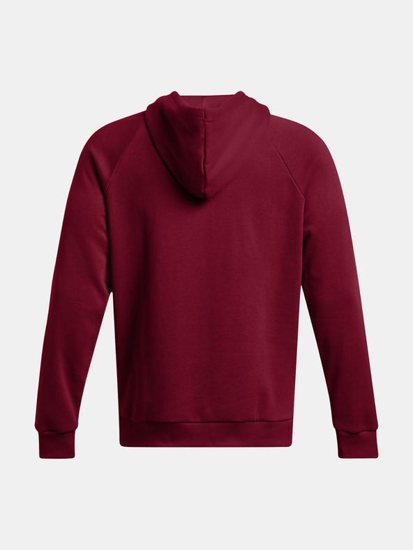 Under Armour Pánská mikina Under Armour UA Rival Fleece Hoodie-RED