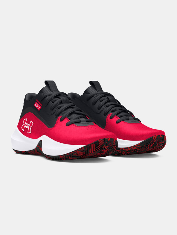 Under Armour Dětské boty Under Armour UA GS Lockdown 7-RED
