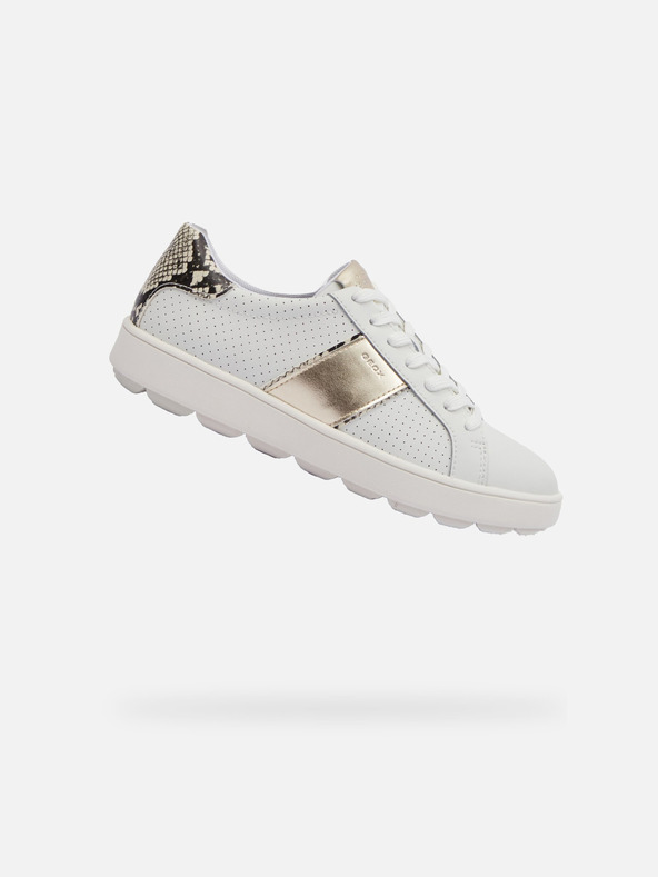 Geox Bílé dámské tenisky Geox Spherica ecub-1