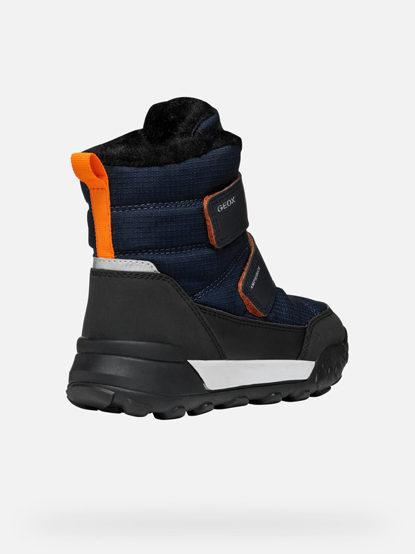 Geox Tmavě modrá chlapecká zimní obuv Geox Trekkyup  B Abx