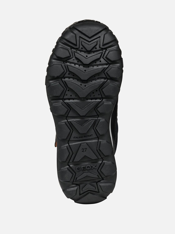 Geox Tmavě modrá chlapecká zimní obuv Geox Trekkyup  B Abx