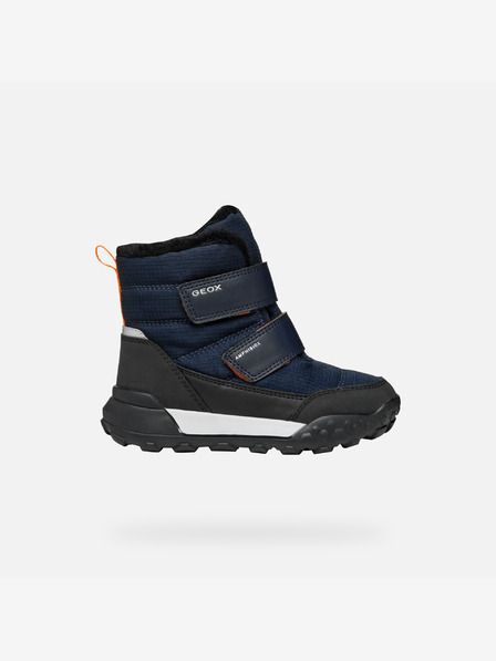Geox Tmavě modrá chlapecká zimní obuv Geox Trekkyup  B Abx
