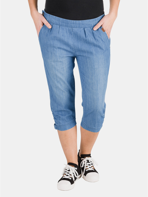 Sam 73 Modré dámské džínové 3/4 kalhoty SAM 73