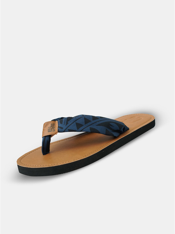 Sam 73 Modré dámské vzorované žabky SAM 73